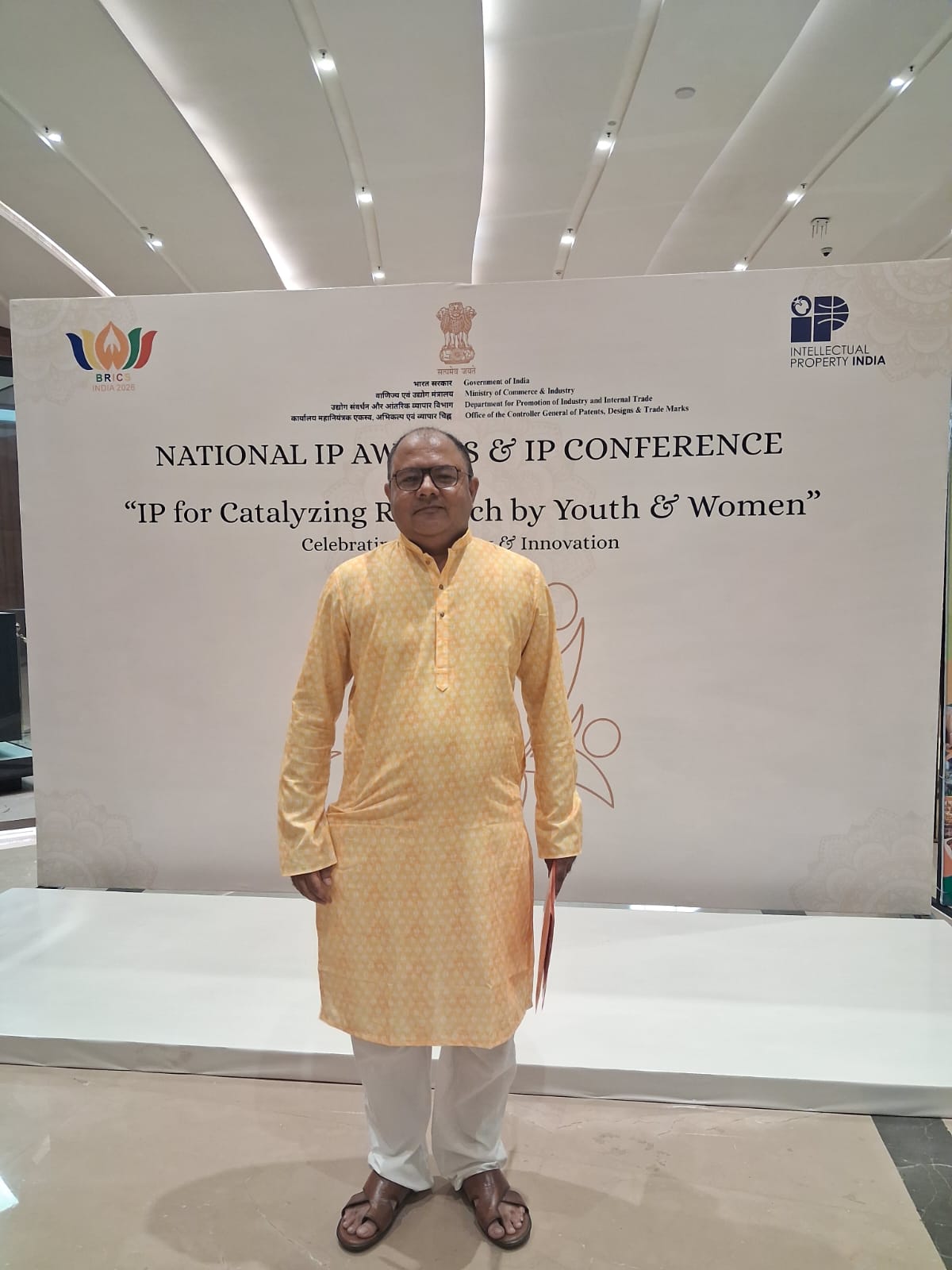 Kallol Chakrabarti at National IP Awards